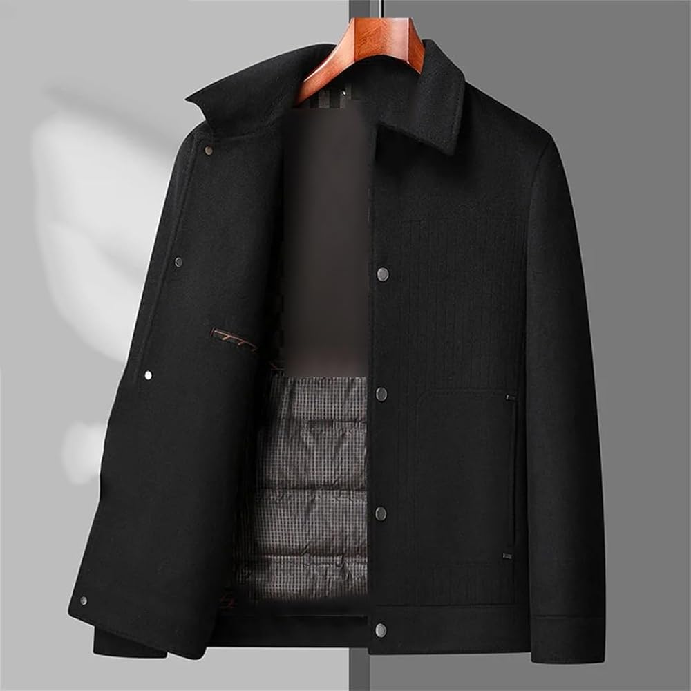 【U LAN】[Wool 50%] Mignon single classic jacket Lightweight Boiled Wool Classic Collar Jacket in